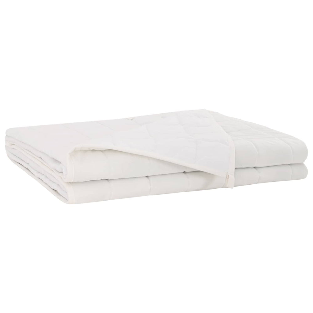 Couverture lestée blanc #blanc