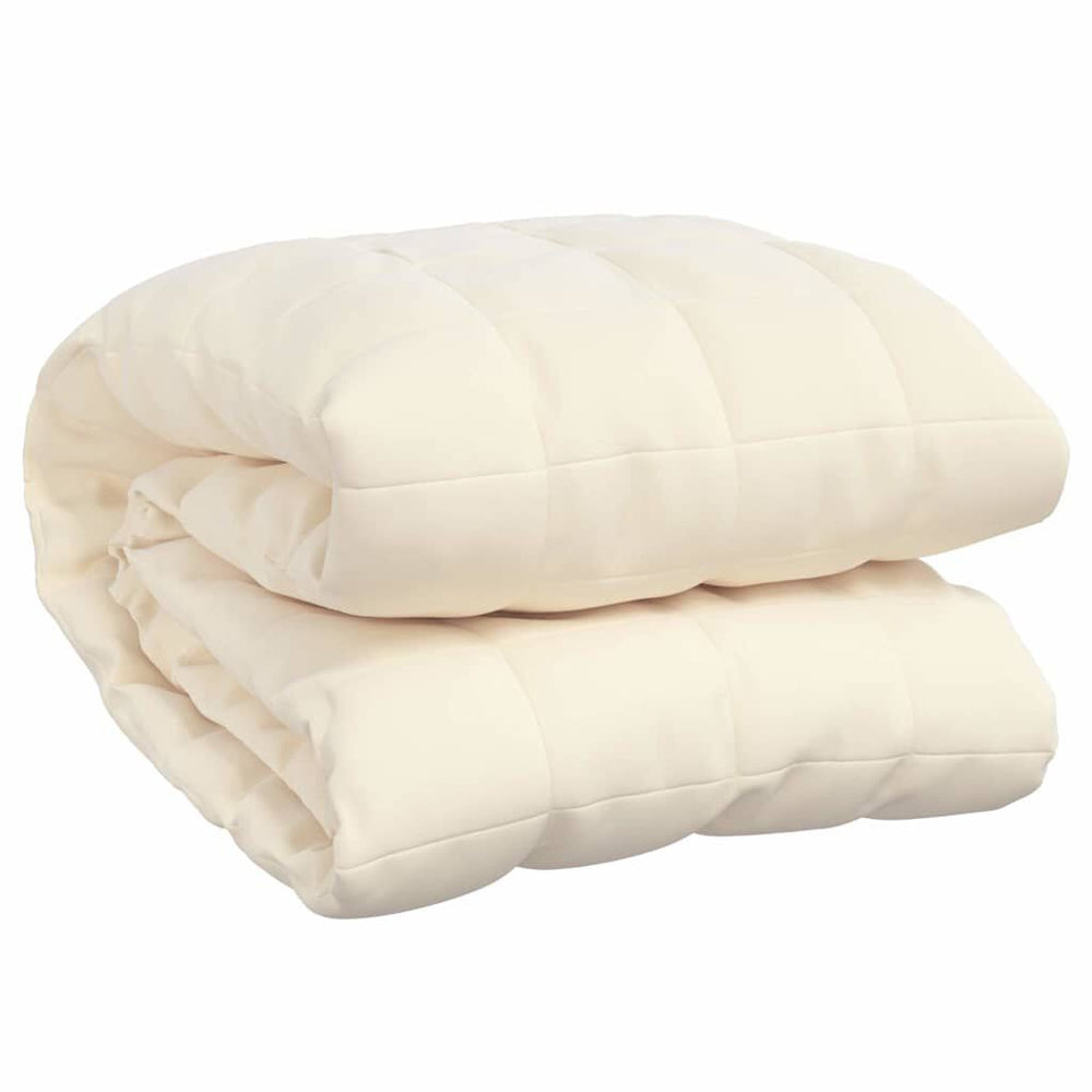 Couverture lestée crème #creme