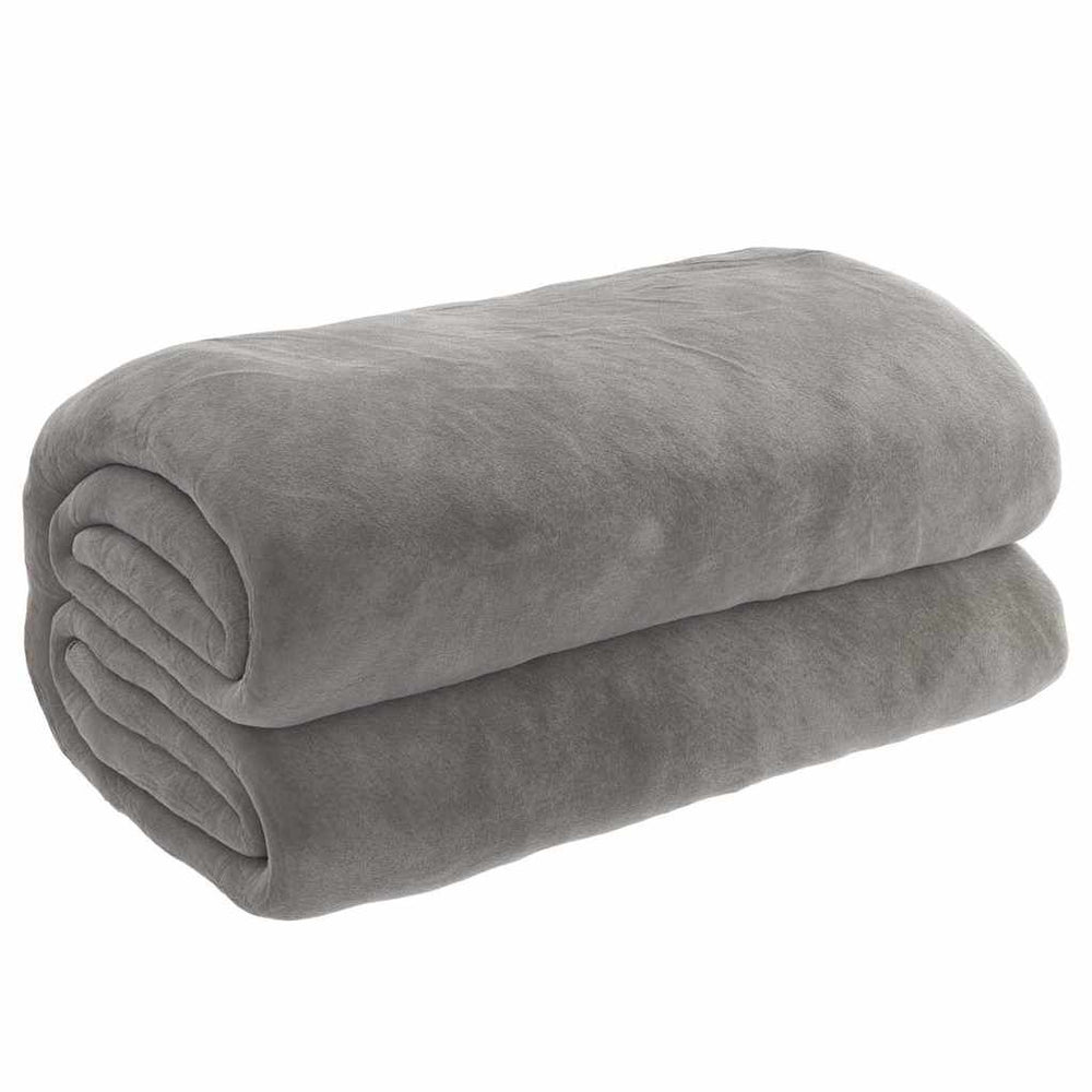 Couverture lestée avec housse gris #gris