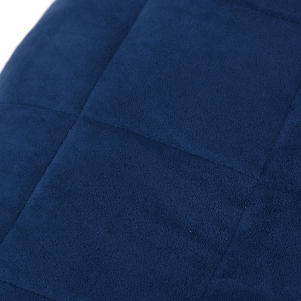 Couverture lestée bleu #bleu