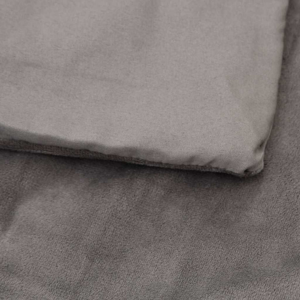 Couverture lestée avec housse gris #gris