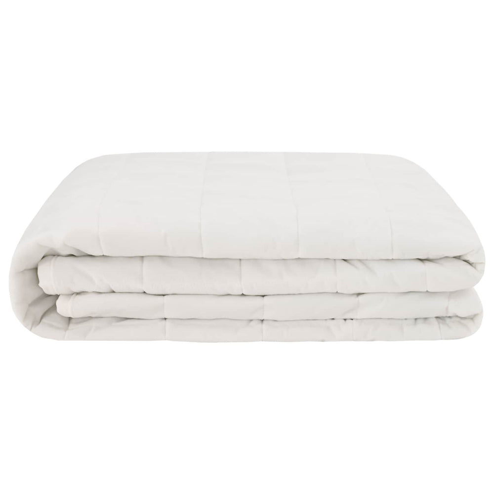 Couverture lestée blanc #blanc