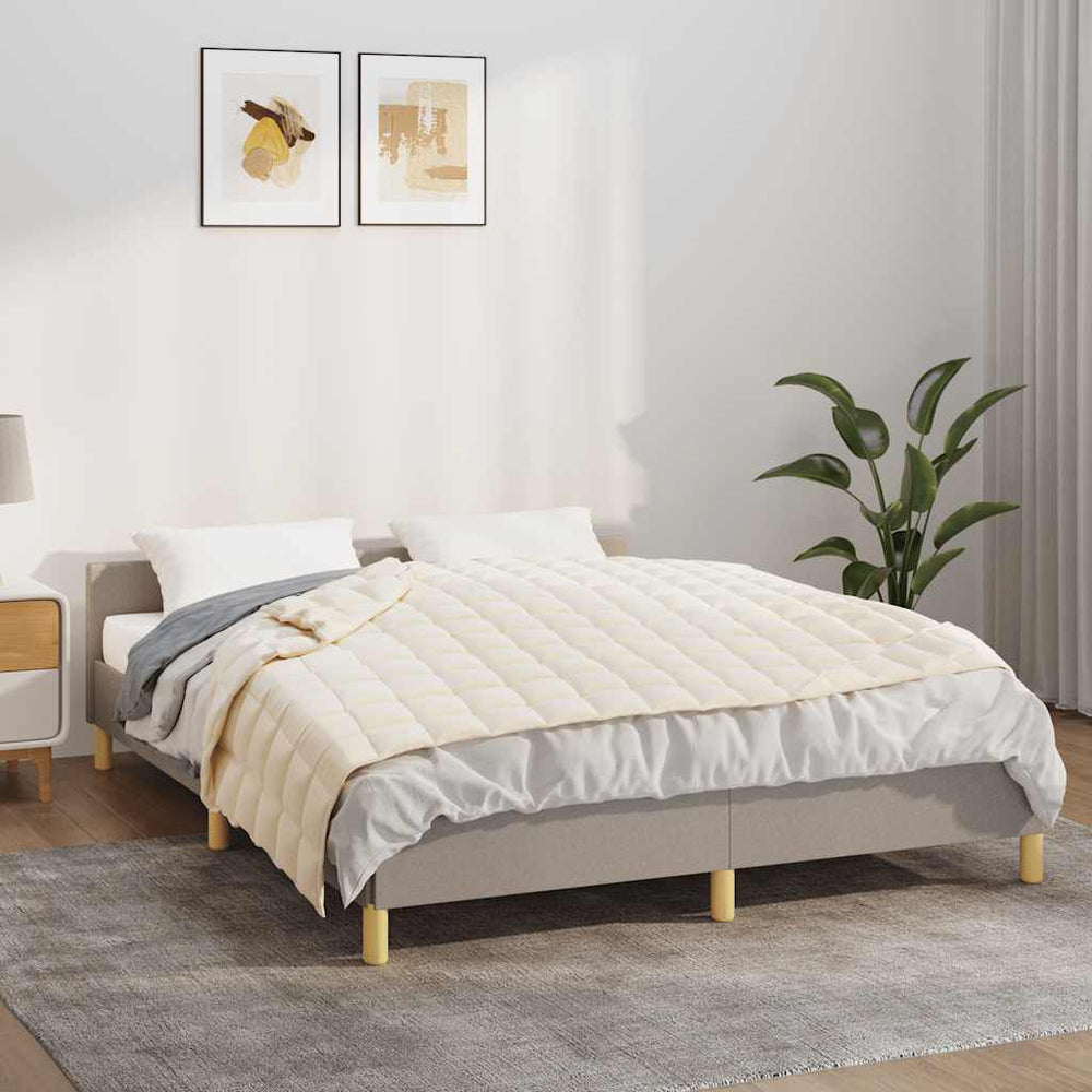 Couverture lestée crème #creme