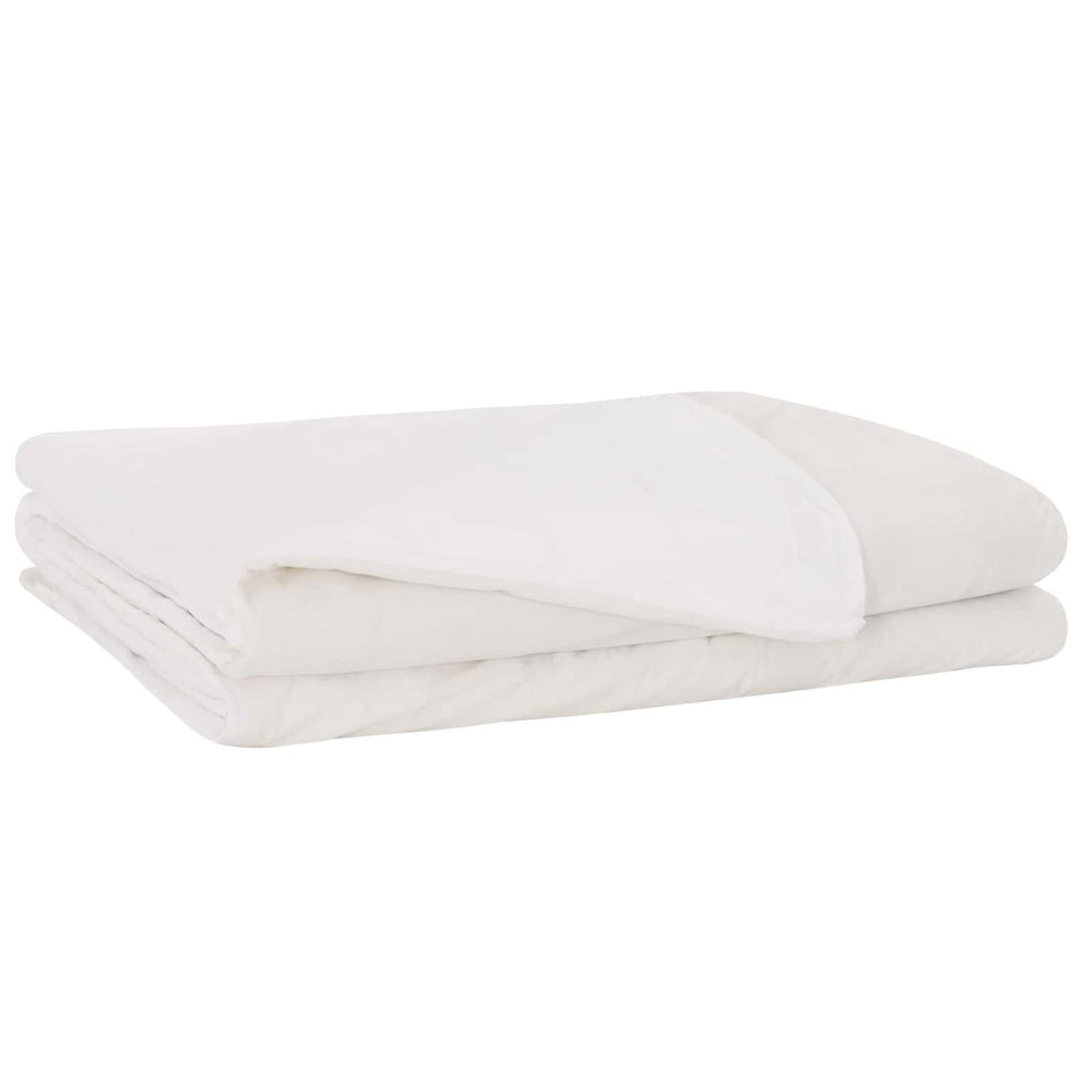 Couverture lestée avec housse blanc #blanc