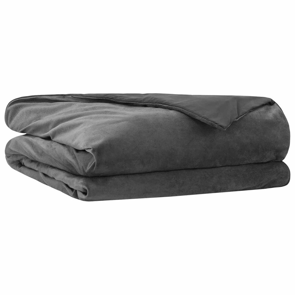 Couverture lestée avec housse anthracite #anthracite