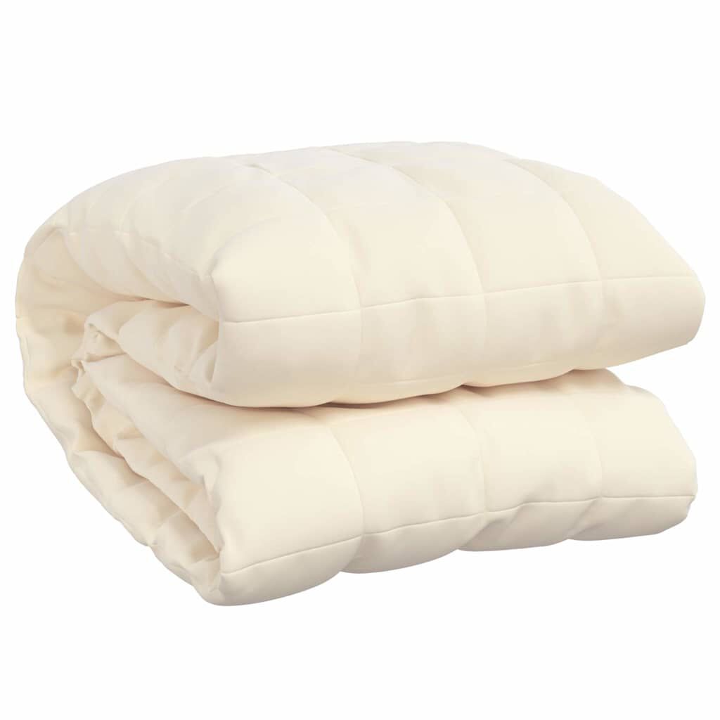 Couverture lestée crème #creme