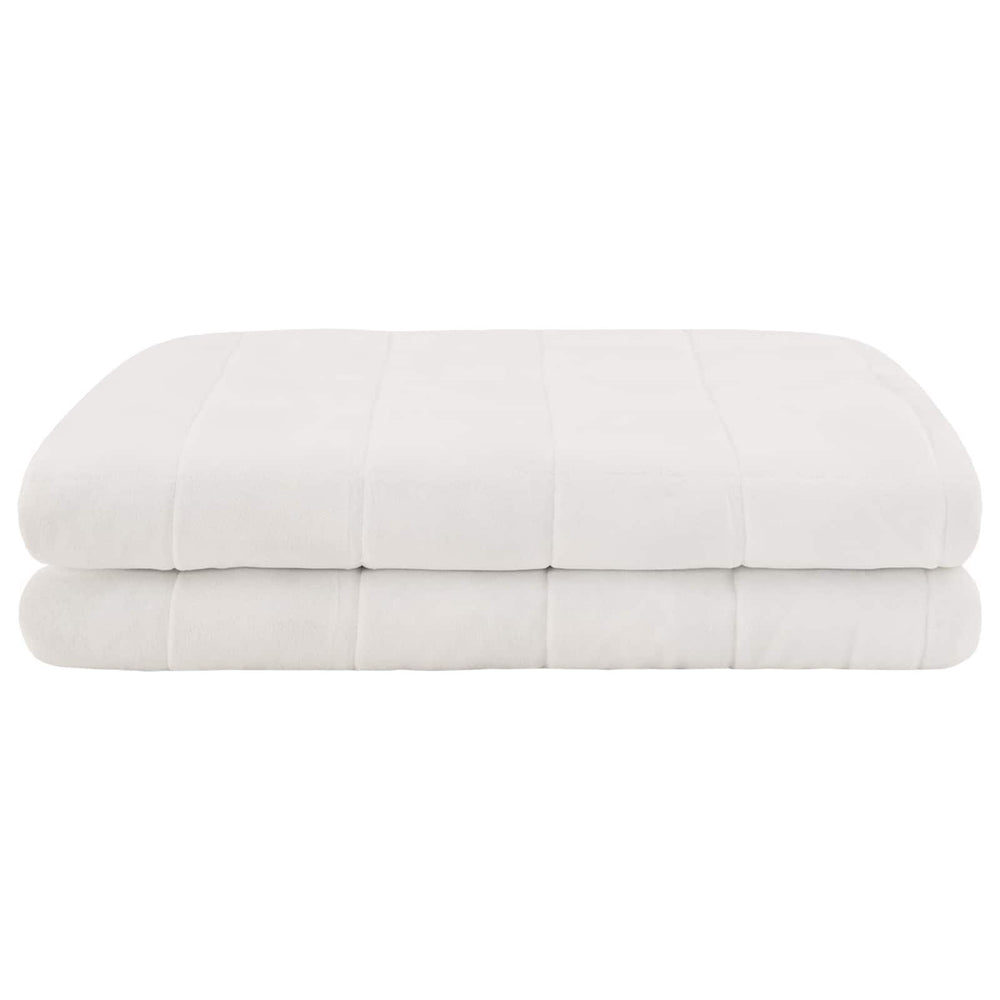 Couverture lestée blanc #blanc
