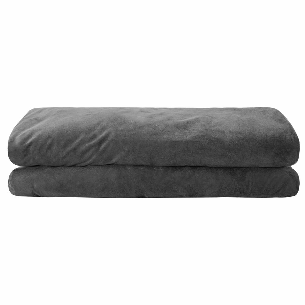 Couverture lestée avec housse anthracite #anthracite