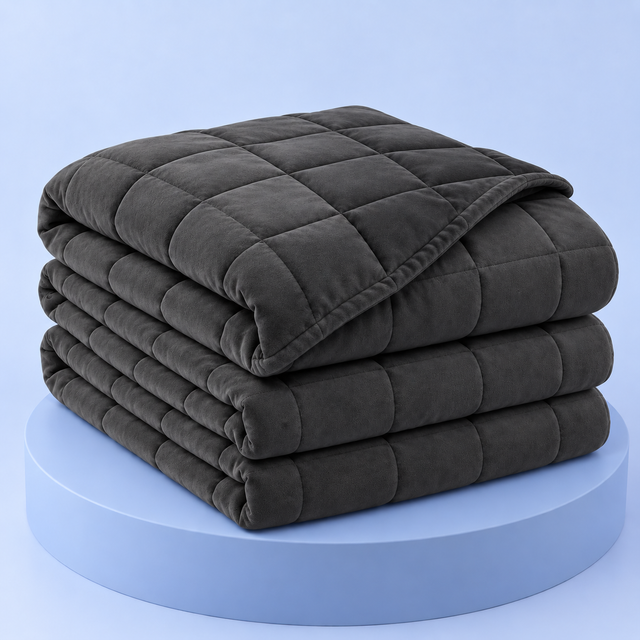 Couverture lestée double face — 5 à 13 kg, 5 coloris